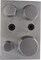 The Beadsmith Steel Disc Cutter Set Includes 4 Punches & Die. Tool for Cutting Corners from: 1/4", 1/2" & 1" Curves & 3/16" x 3/4" Oval Slot Punch. Use Soft Metal Sheet up to 20-24 Gauge & Thinner